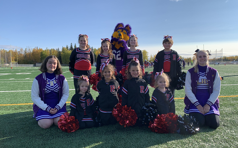 Renegades Cheer with LHS Cheerleaders